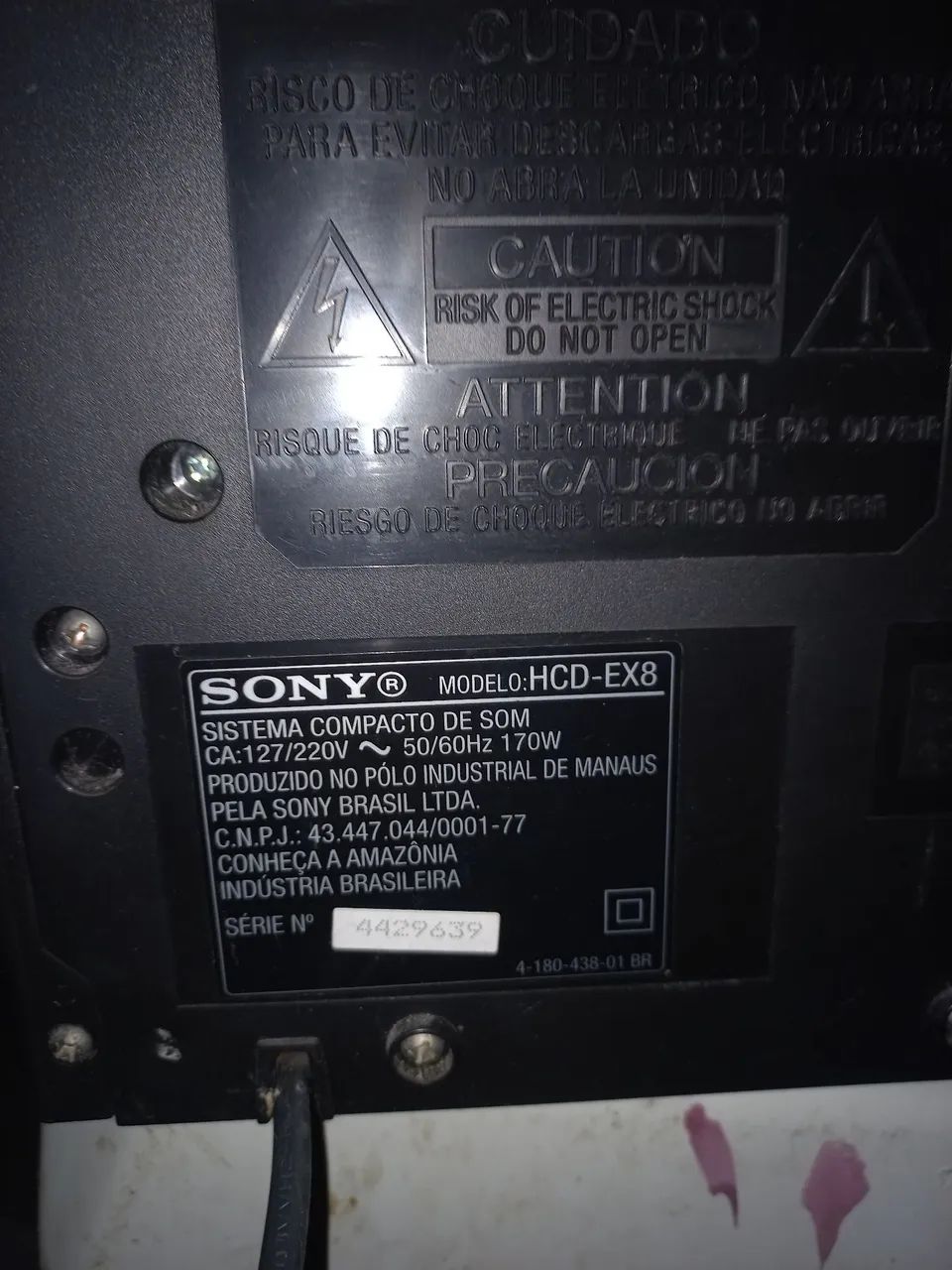 Mini system Sony Genezi MHC-EX8  - Foto 4