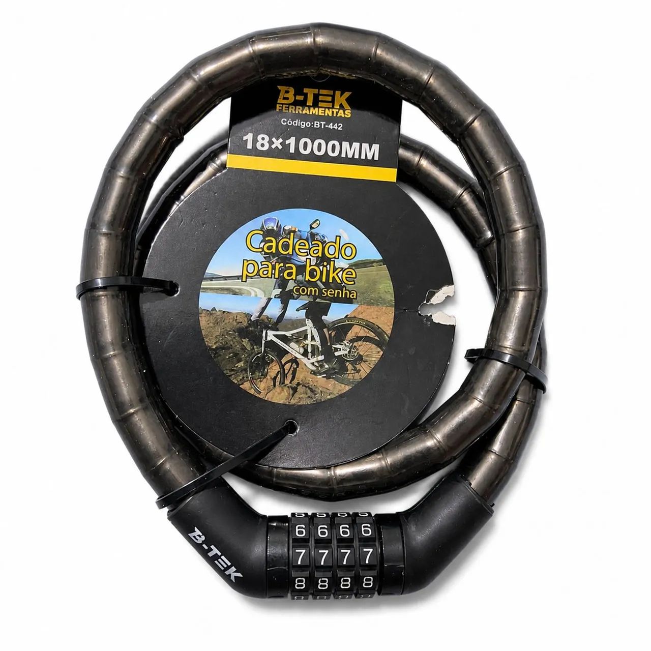 【tack555 】11 by bbs 3点セット Cadeado para bicicleta com senha - Esportes Sobre Rodas
