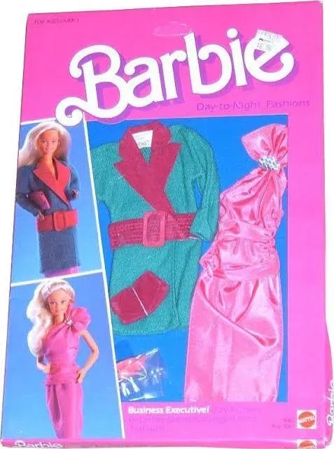 Roupa de cartela Barbie Day To Night 1985 vintage fashion pack  - Foto 4