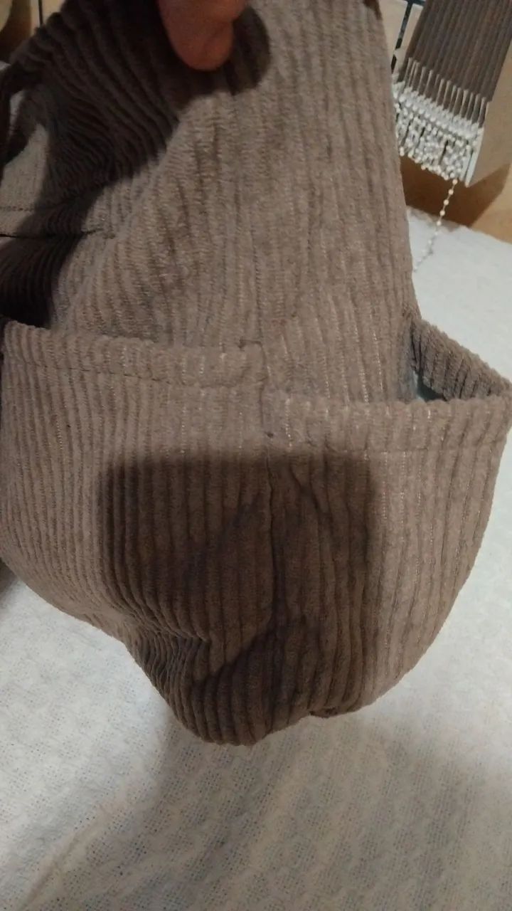BOLSA DE TECIDO E VELUDO - Foto 3