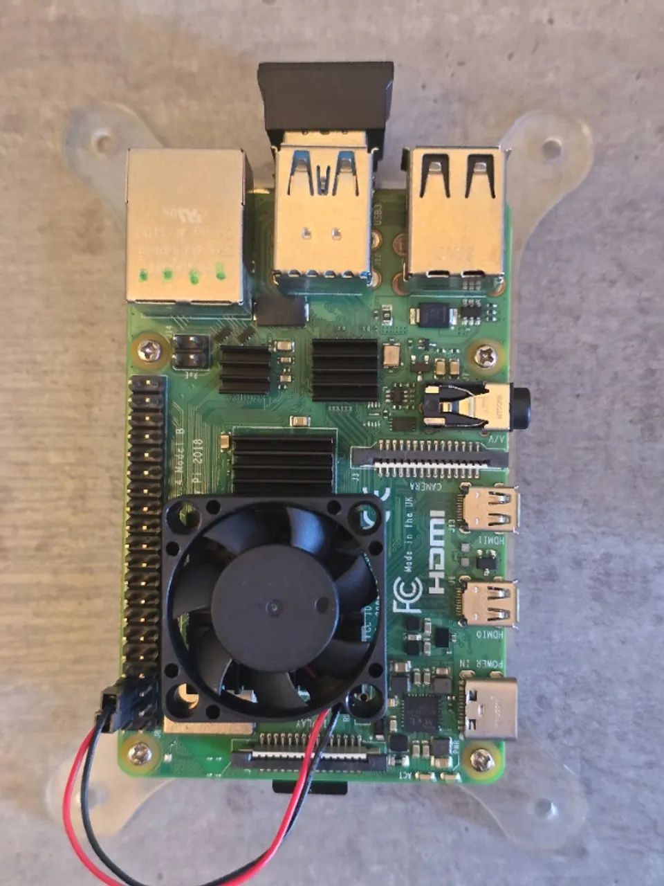 Raspberry Pi 4 Model B 8gb + Hat + Nvme