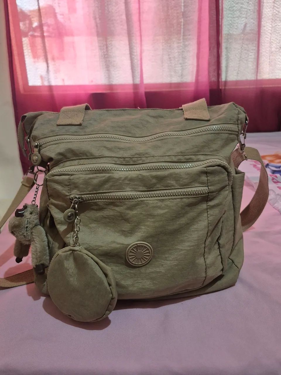 Bolsa Feminina Transversal Grande Kipling - Foto 5