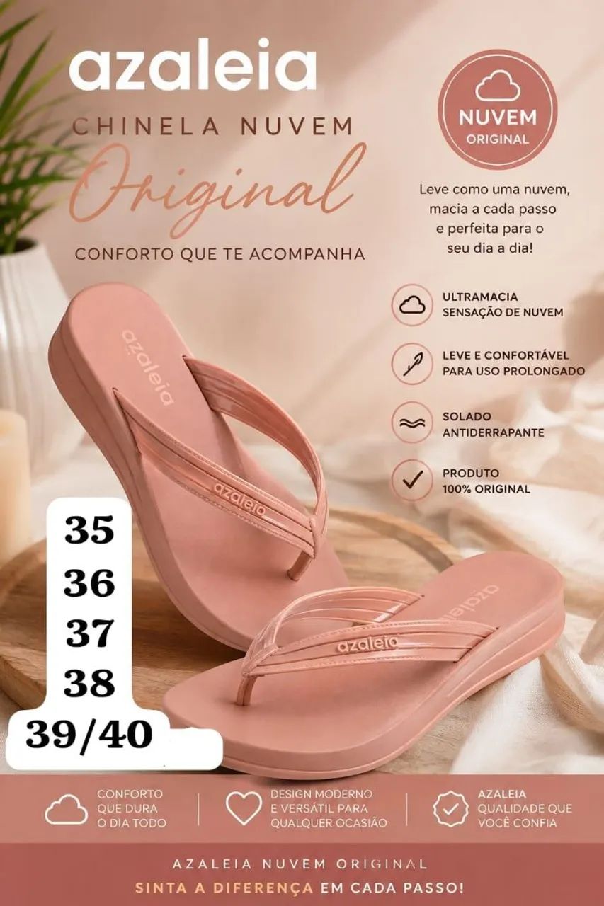 Sandália nuvem azaléia original  - Foto 5