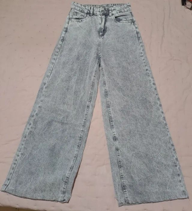 Calça jeans CEA 34 cinza semi nova - Foto 2