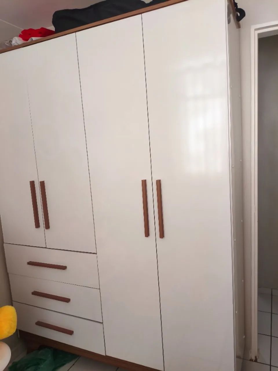 Quarto de Bebê Completo 100%MDF- Berço + Cômoda+guarda roupa - Foto 2