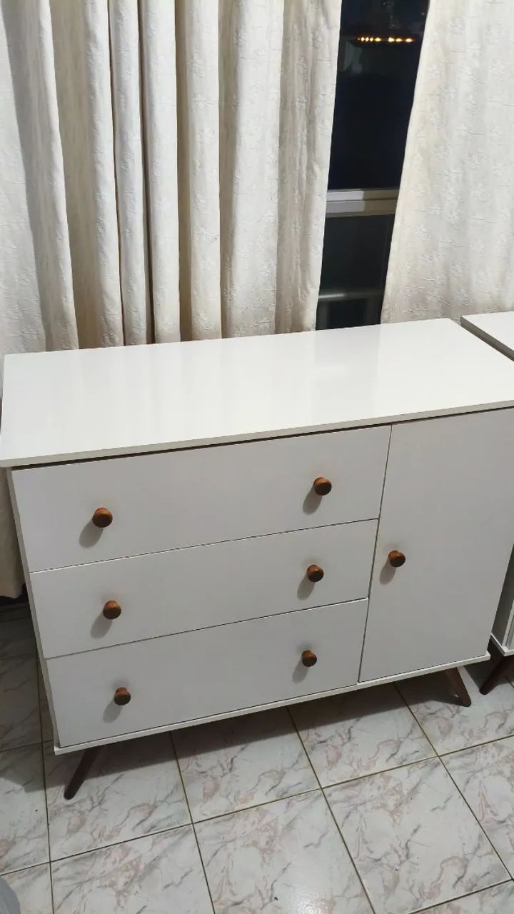 2 Cômodas retrô 100% MDF - Foto 2