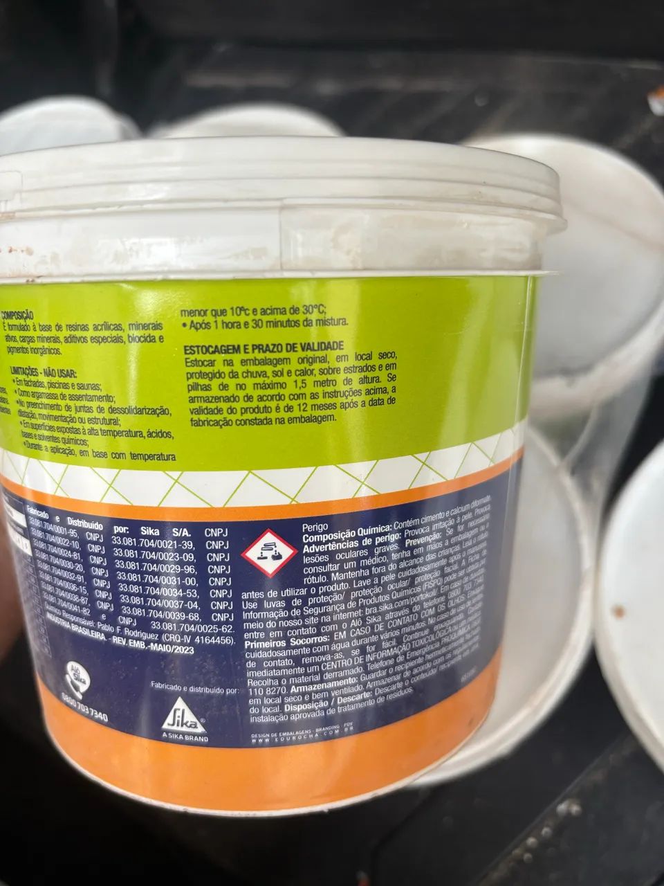 Rejunte acrílico branco brilhante portokoll  - Foto 4