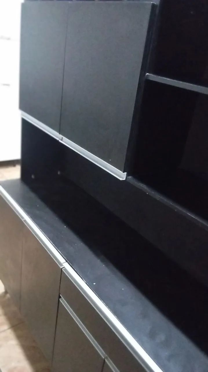 Armário de Cozinha Preto - Foto 2