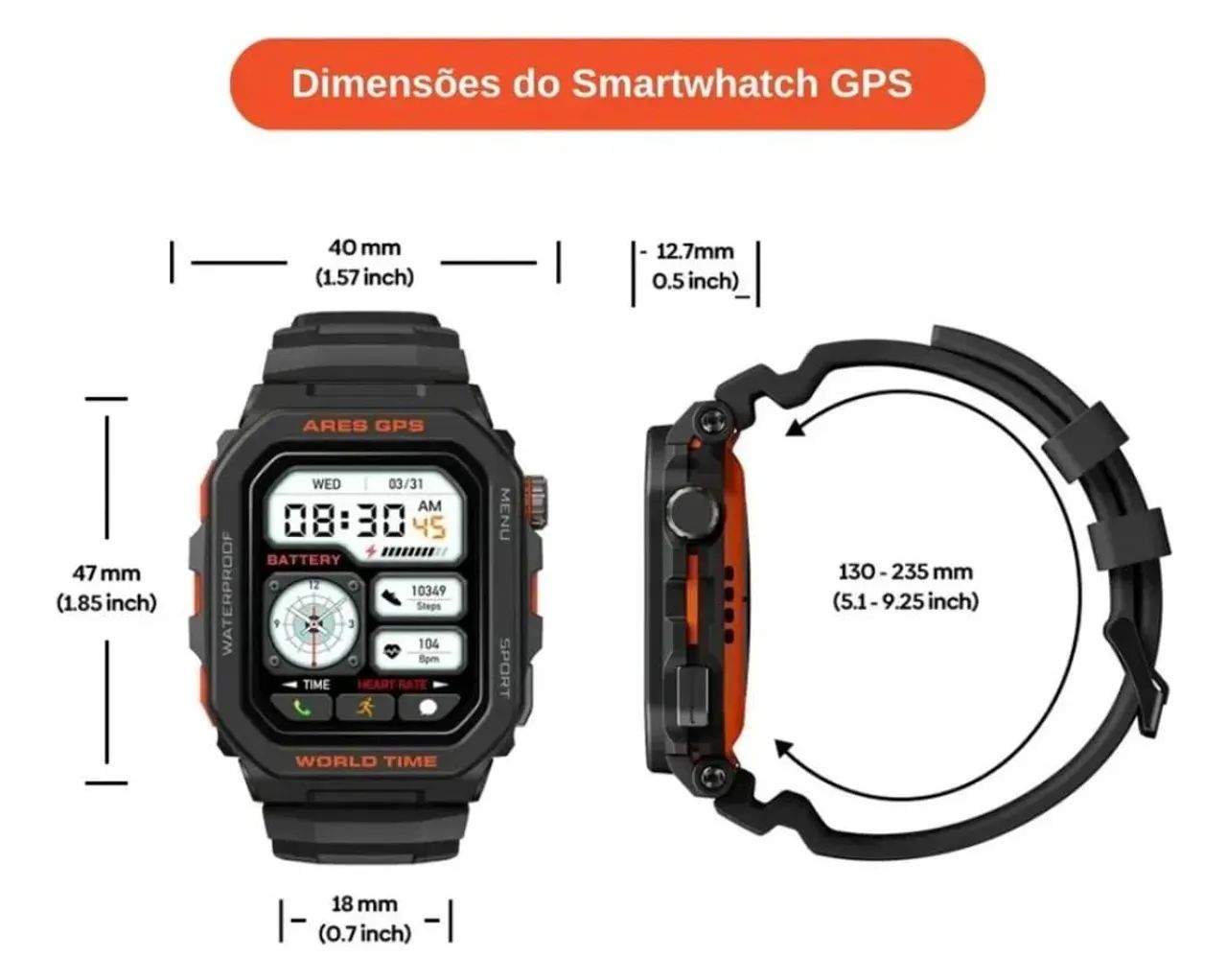 Smartwatch Zeblaze Ares GPS  - Foto 5