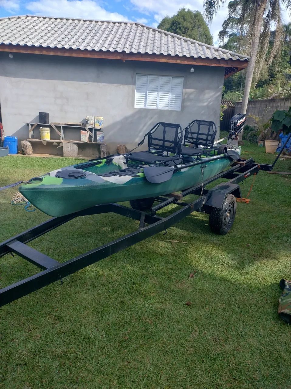 Caiaque com motor 3.3 - Foto 4