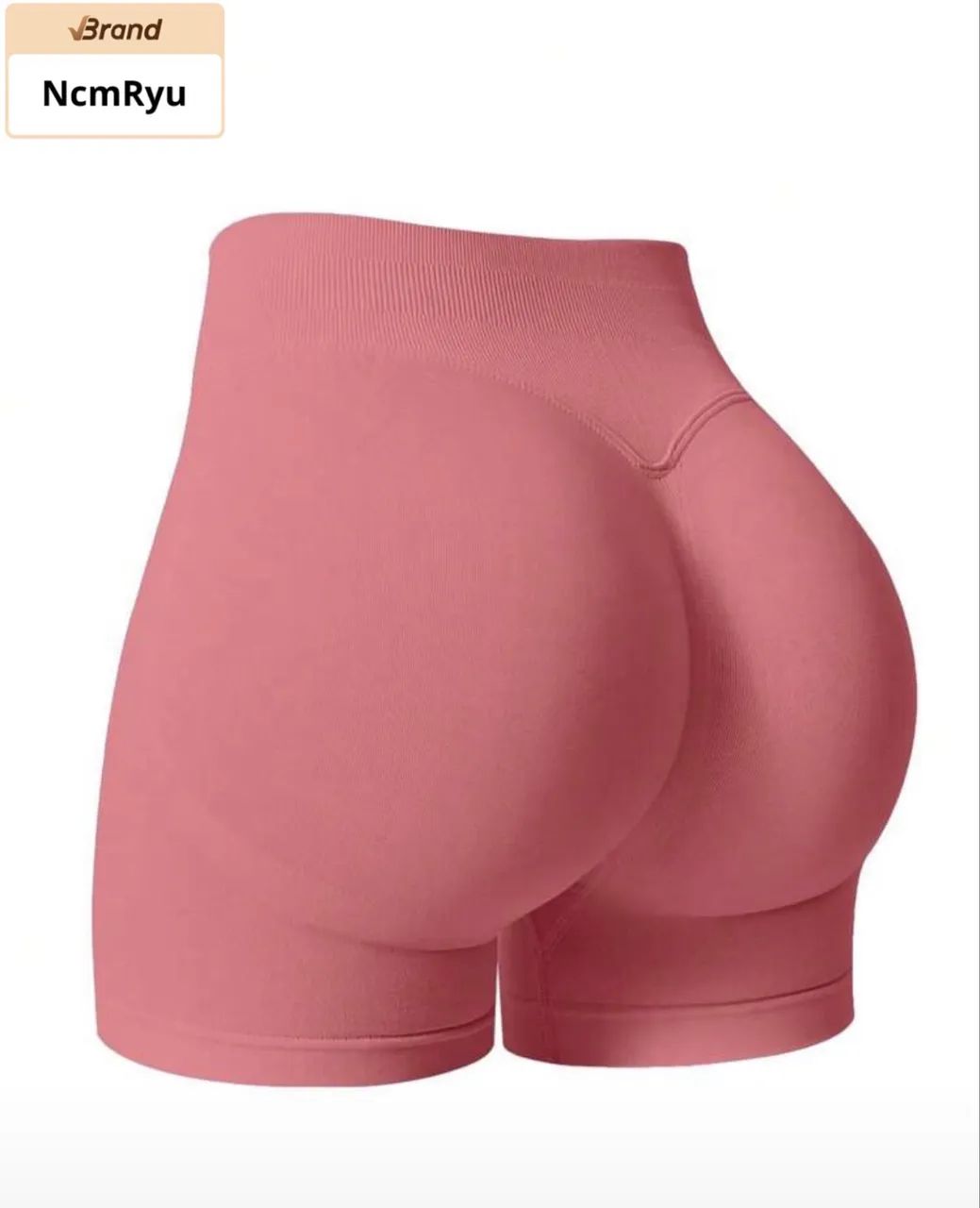 Shorts academia sem costura