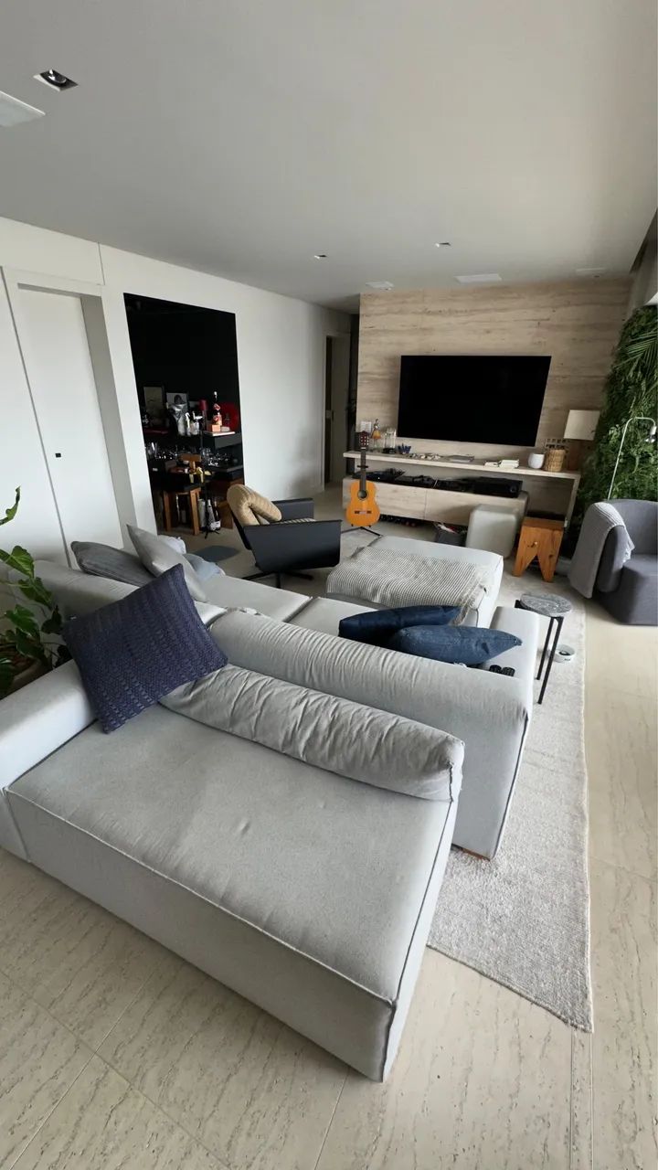 SOFA TIPO ILHA CINZA CLARO 459238903509176323