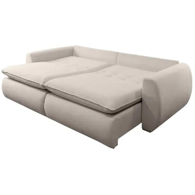 Sofá Retrátil Albany 2,40 Sem Caixa Boucle Produto Novo!! Pronta Entrega!! - Foto 2