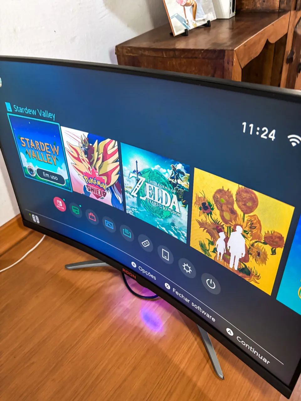 Monitor AOC Agon Curvo 32? - Com defeito - Foto 2
