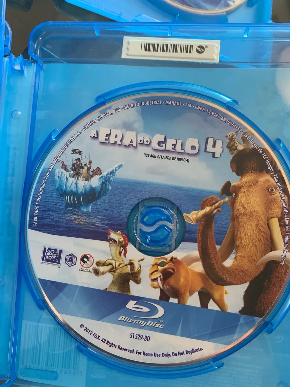 DVD BLU RAY COLEÇÃO A ERA DO GELO - DVD, Blu-Ray e Vídeo Cassete