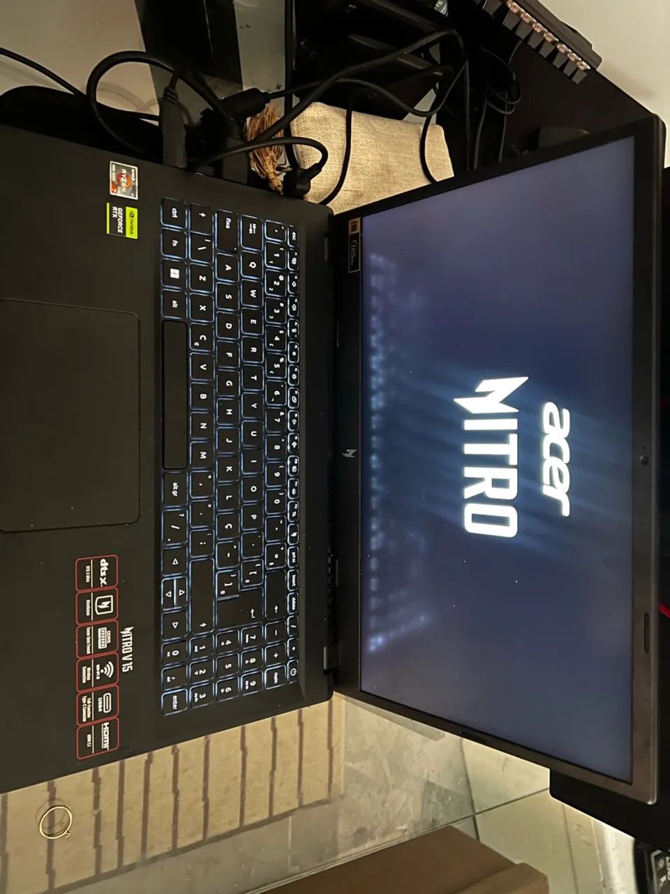 Notebook acer nitro ryzen 7 16gb ddr5 rtx 4050 - Foto 2