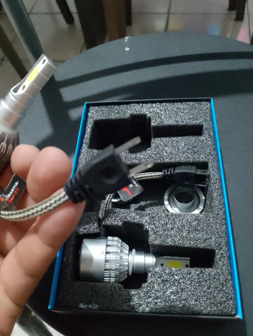 Lâmpada de led H7 12 volt 3.000 lumens  - Foto 3