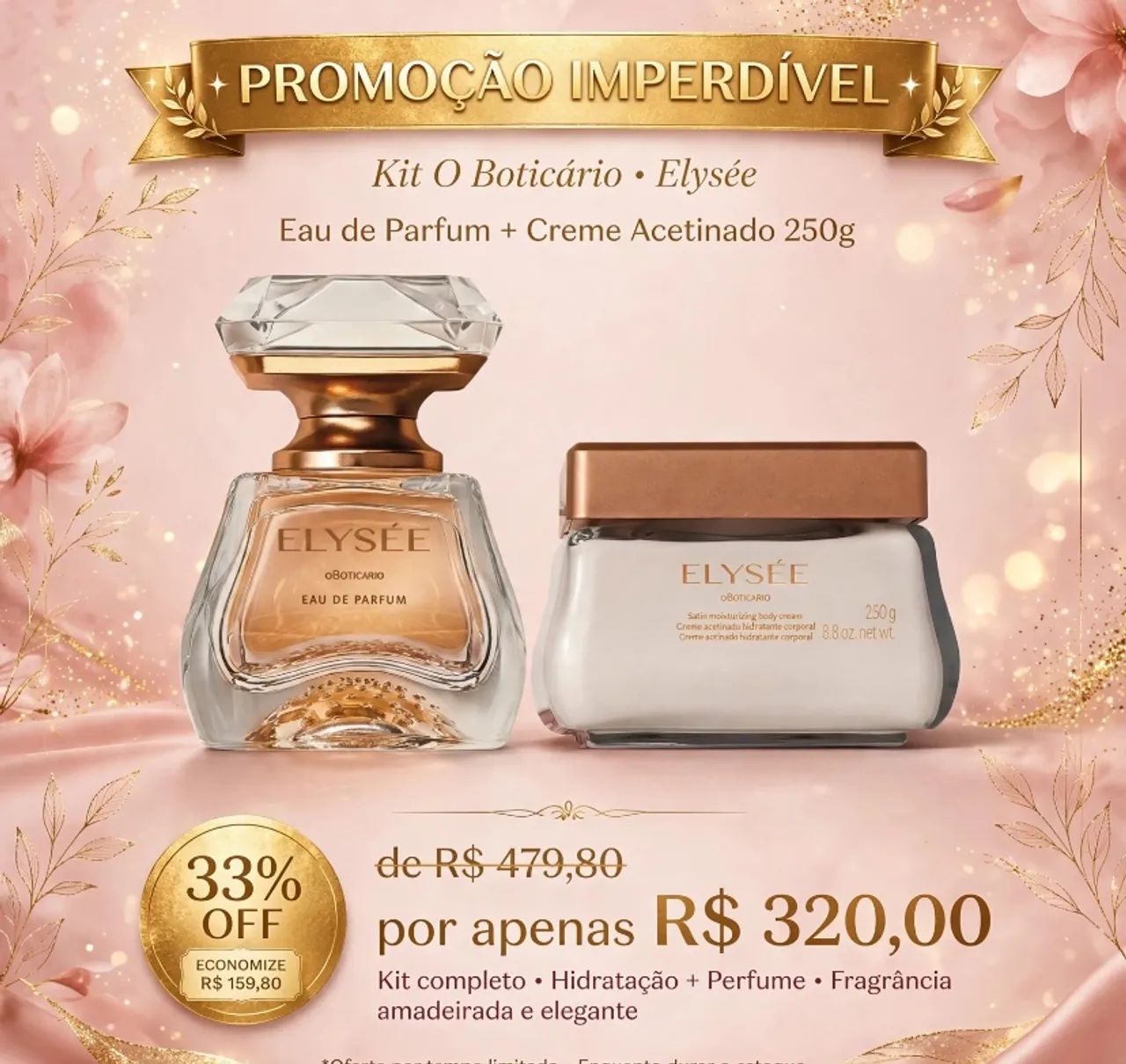 Kit Elysee com desconto 