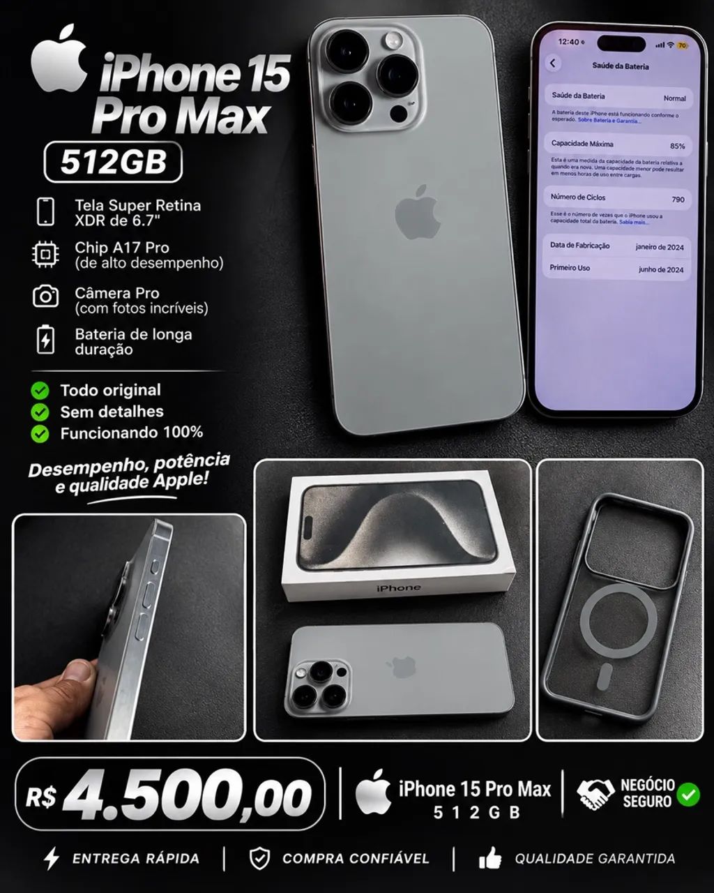 15 pro max 512g