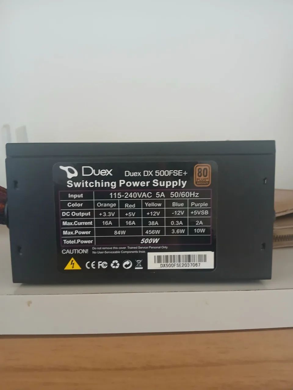 Fonte 500w 80 Plus - Foto 5