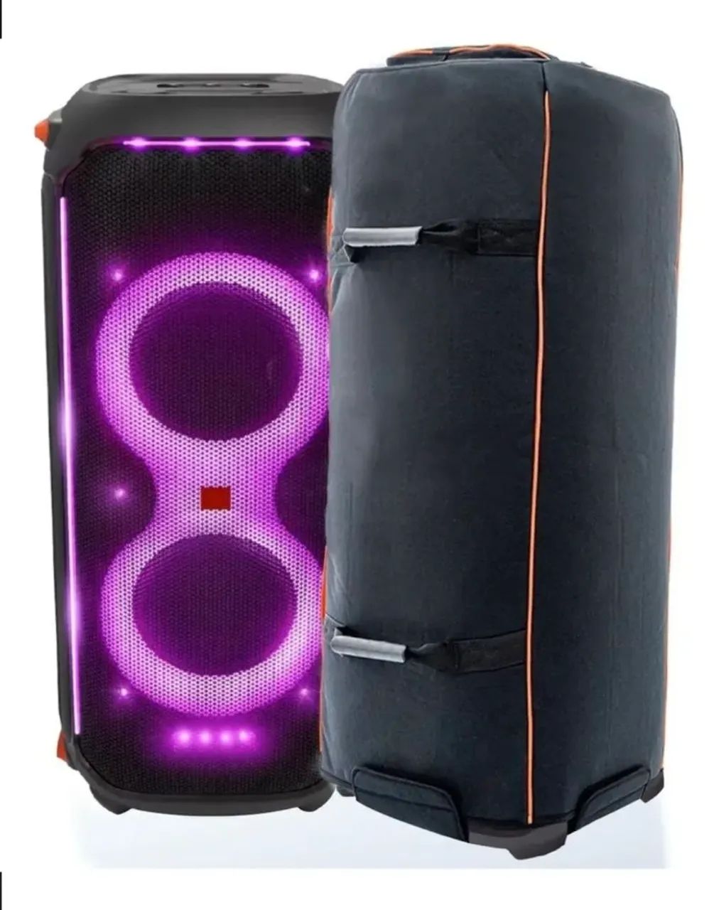 JBL Partybox 710 com capa de proteção