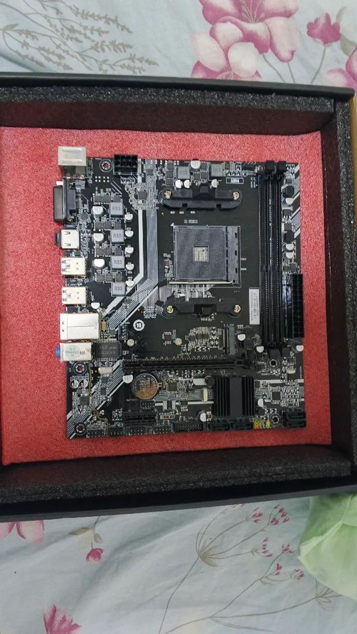  placa mãe A520M suporta dual channel - Foto 2
