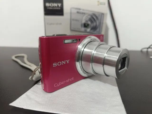 Sony Cyber Shot DSC-W730 impecável (8x zoom 16.1mp) - Câmeras e
