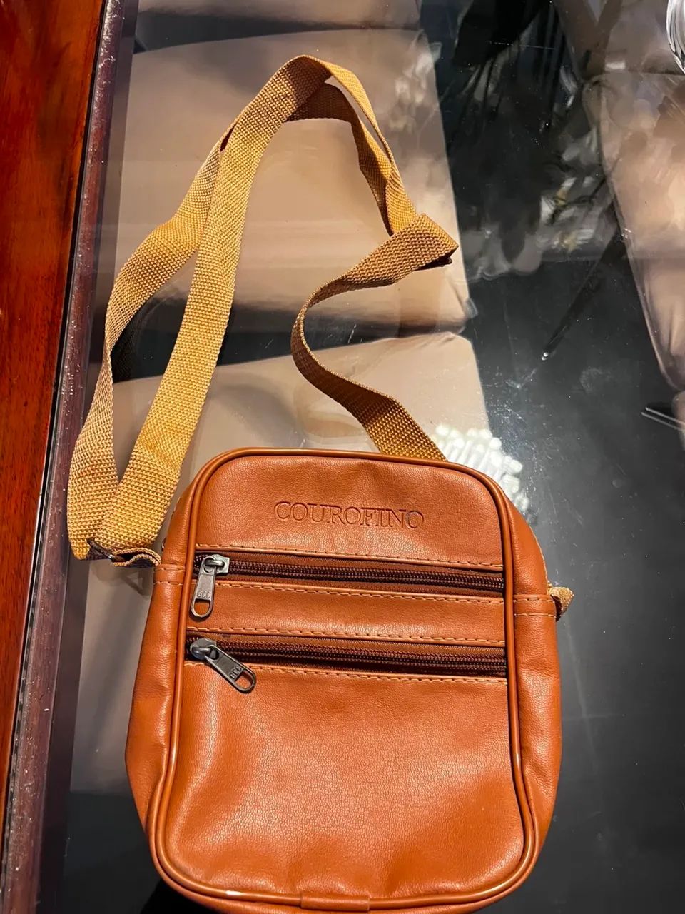 bolsa couro fino