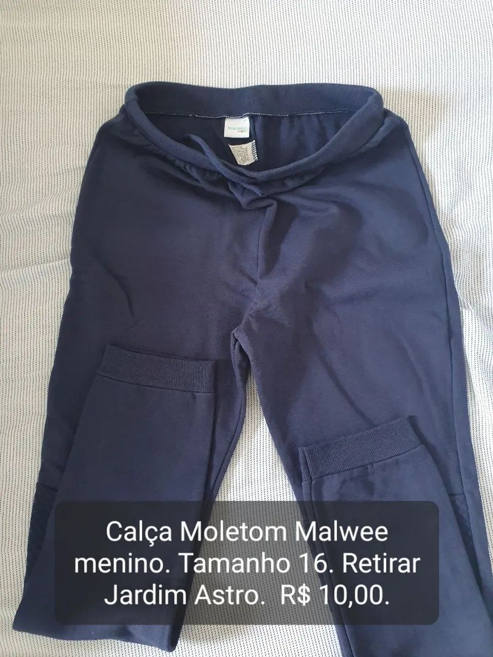 Calça Moletom Malwee Tamanho 16