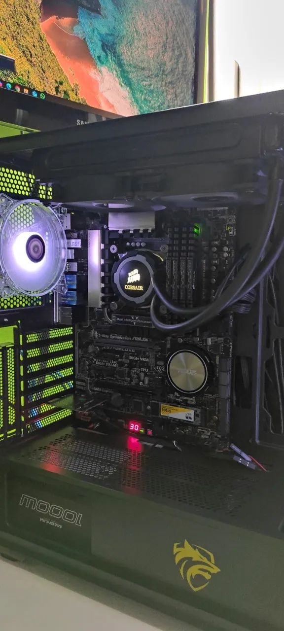 PC INTEL ASUS Wi-FI + Bluetooth + entrada p/ até 3 monitores - Foto 3
