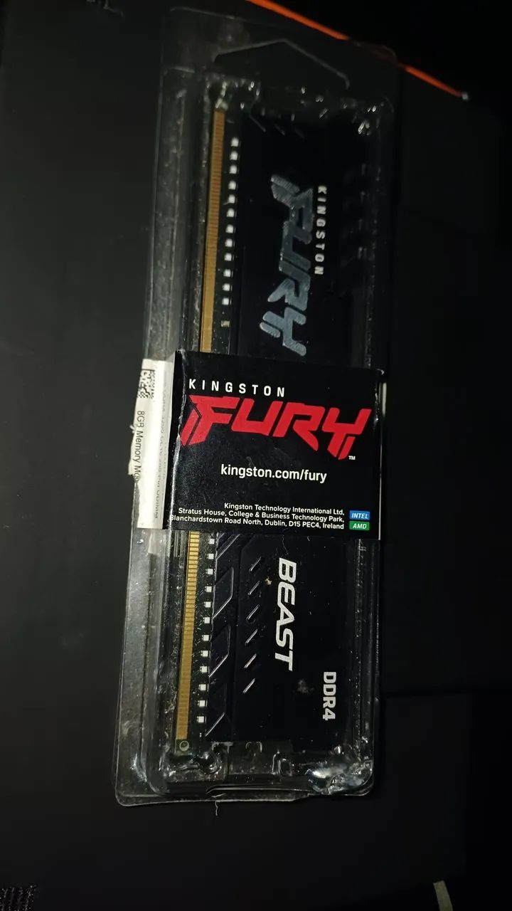 MEMÓRIA RAM KINGSTON FURY 8GB, 3200MHZ, CL16 - Foto 2
