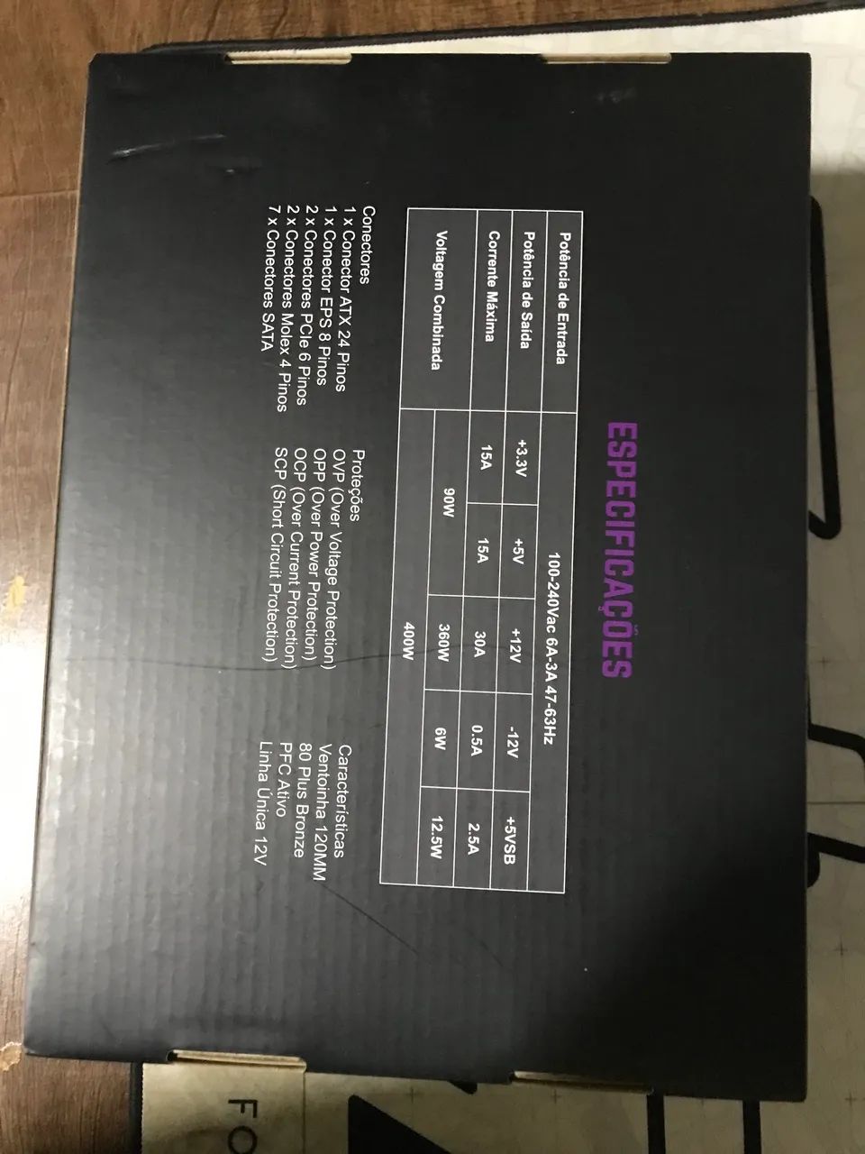 Fonte mancer thunder 400w  - Foto 3