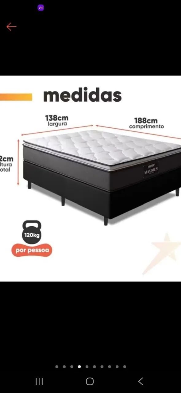 Cama box nova