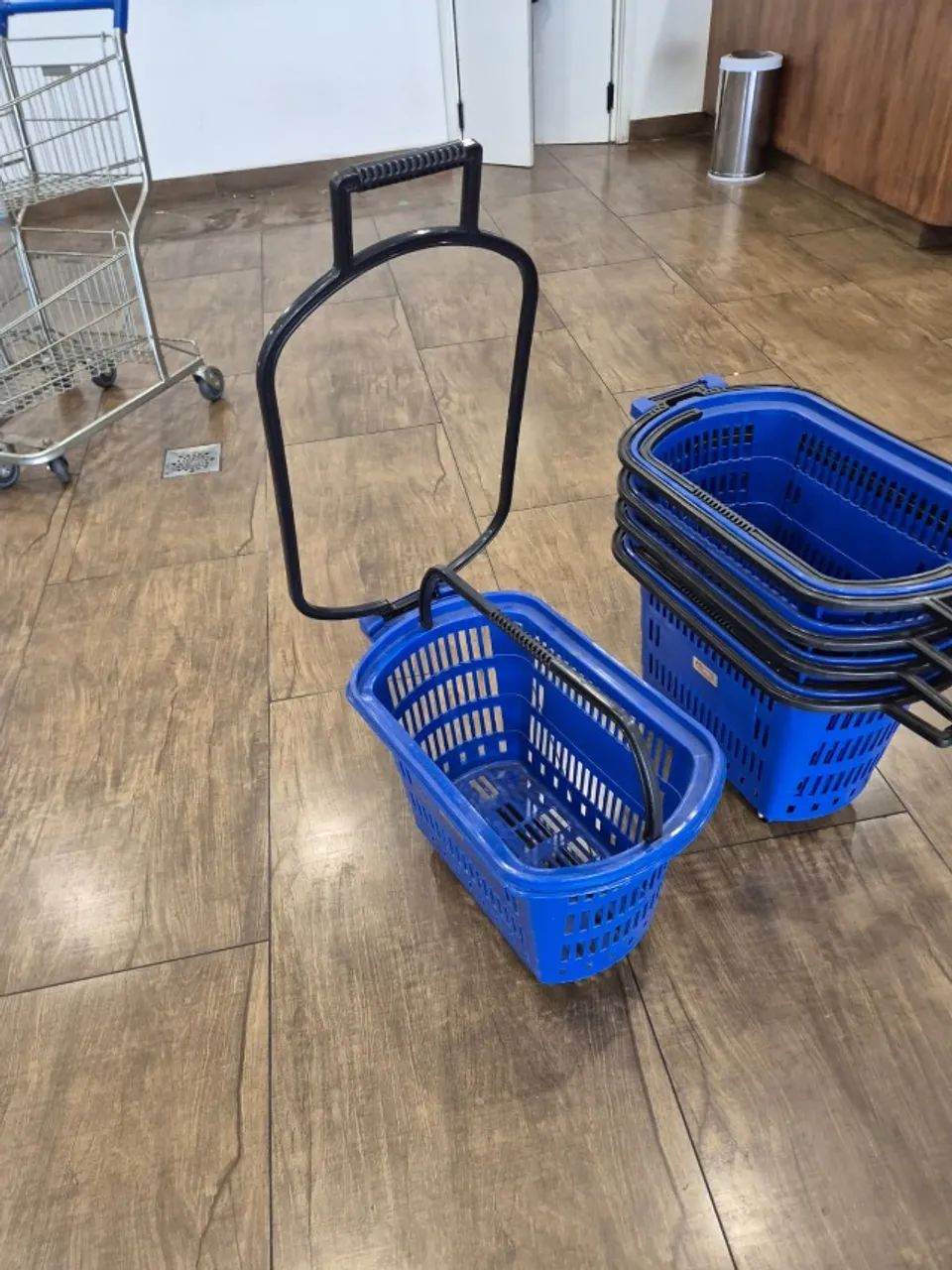 cestas de supermercado - kit com 5 - Foto 3