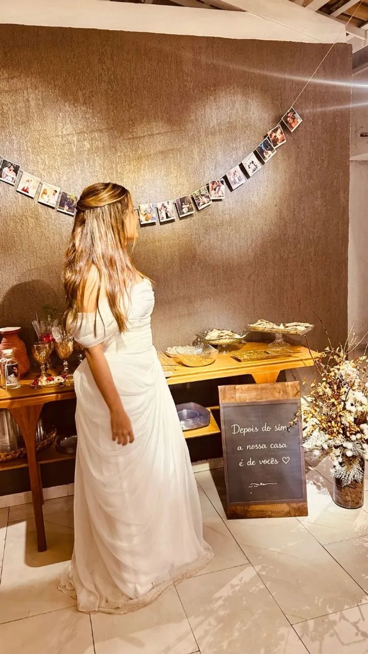 VESTIDO DE NOIVA ALTA COSTURA - ELEGÂNCIA E SOFISTICAÇÃO - Foto 2