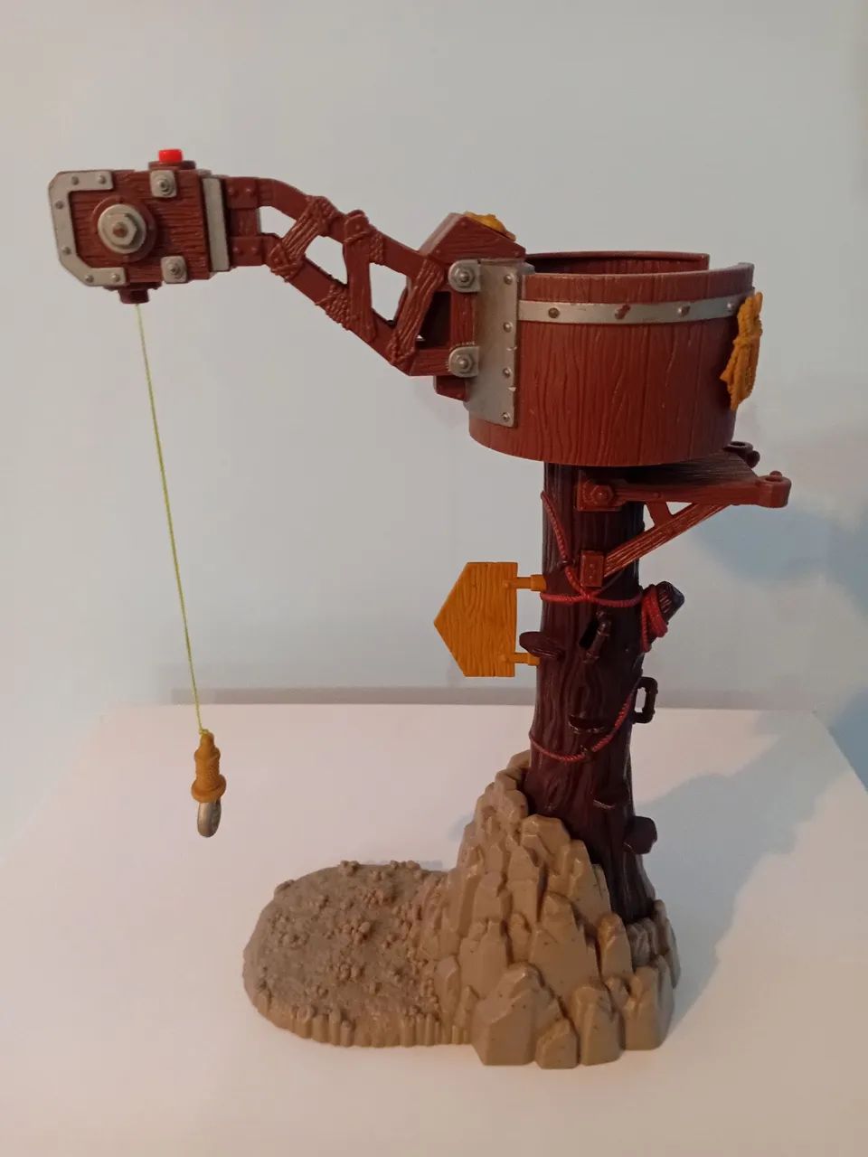 Brinquedo Torre observação medieval com gancho - diorama