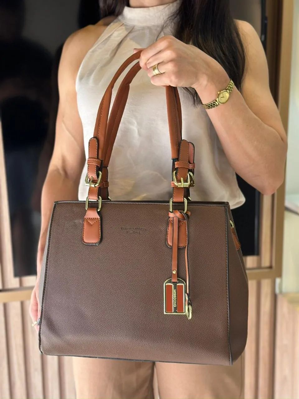 Bolsa NK Grande - Alça lateral  - Foto 5