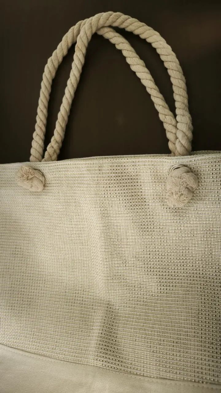 Bolsa off white grande - Foto 5