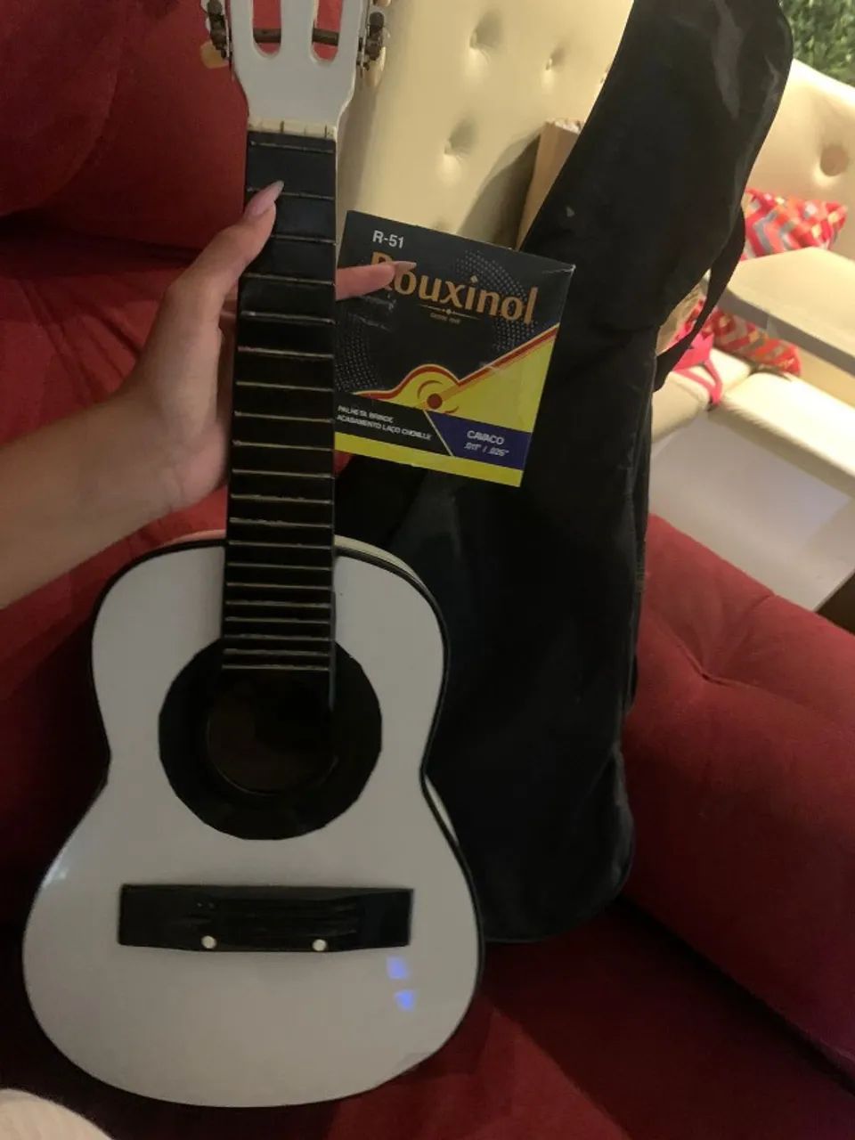 Cavaquinho acústico bem conservado + capa - Foto 2