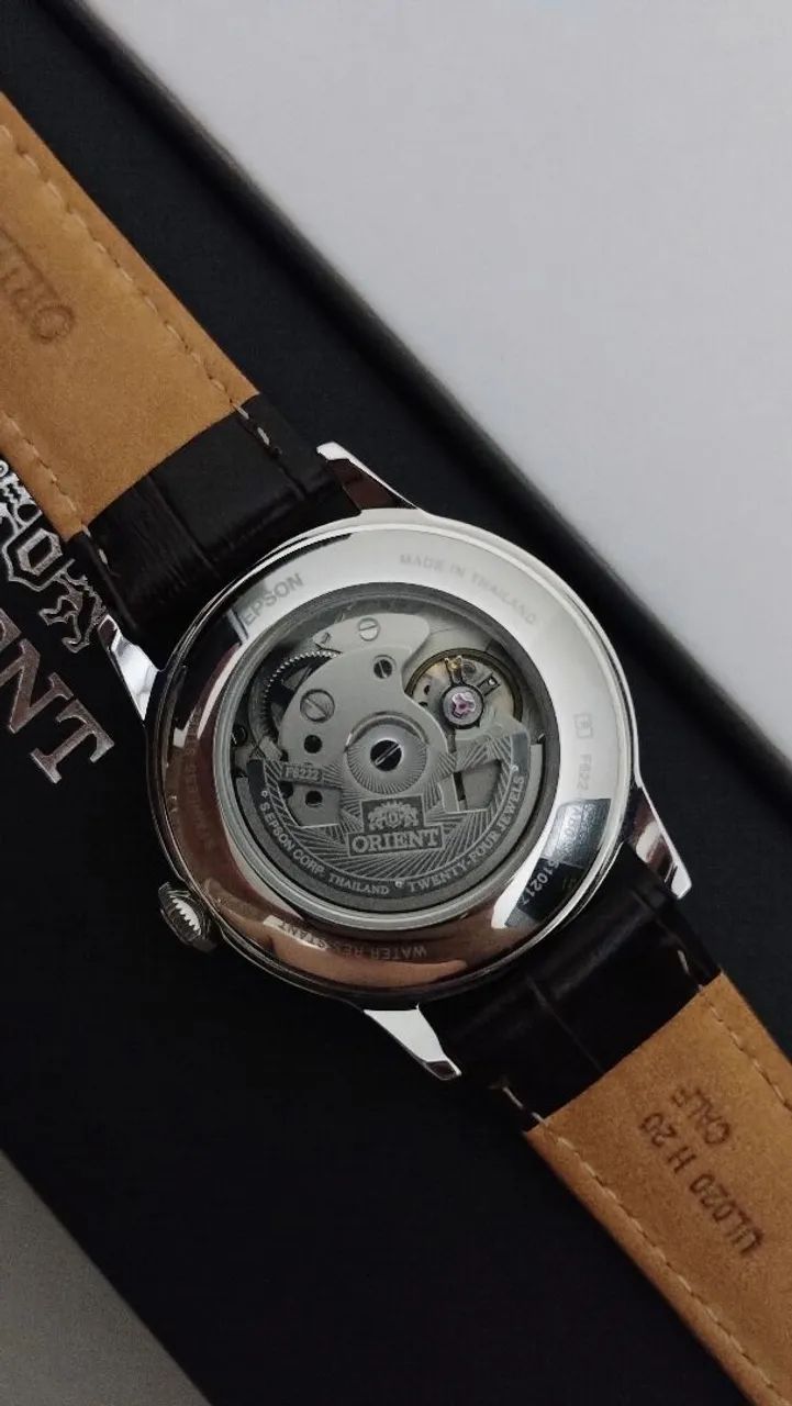Relógio Orient Bambino Automático Ra-ap0105y30b - Foto 3