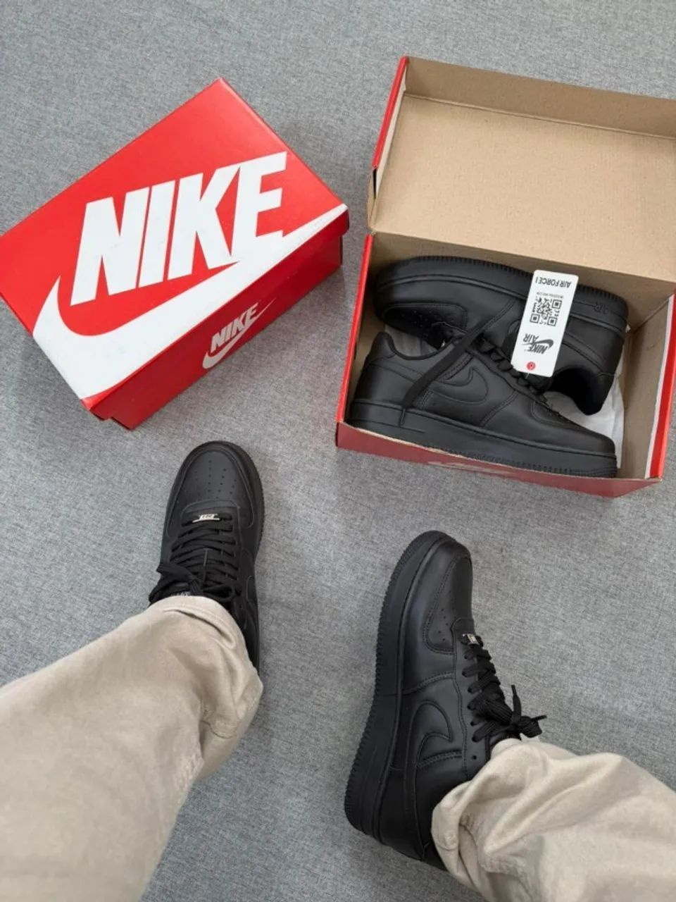 TÊNIS NIKE AIR FORCE - PRETO - Foto 3