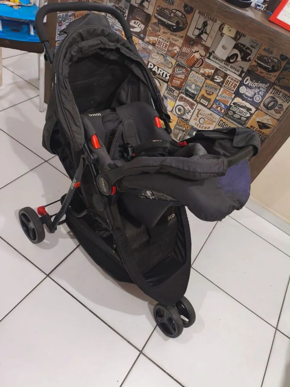 Carrinho de BB com BB conforto COSCO - Foto 5