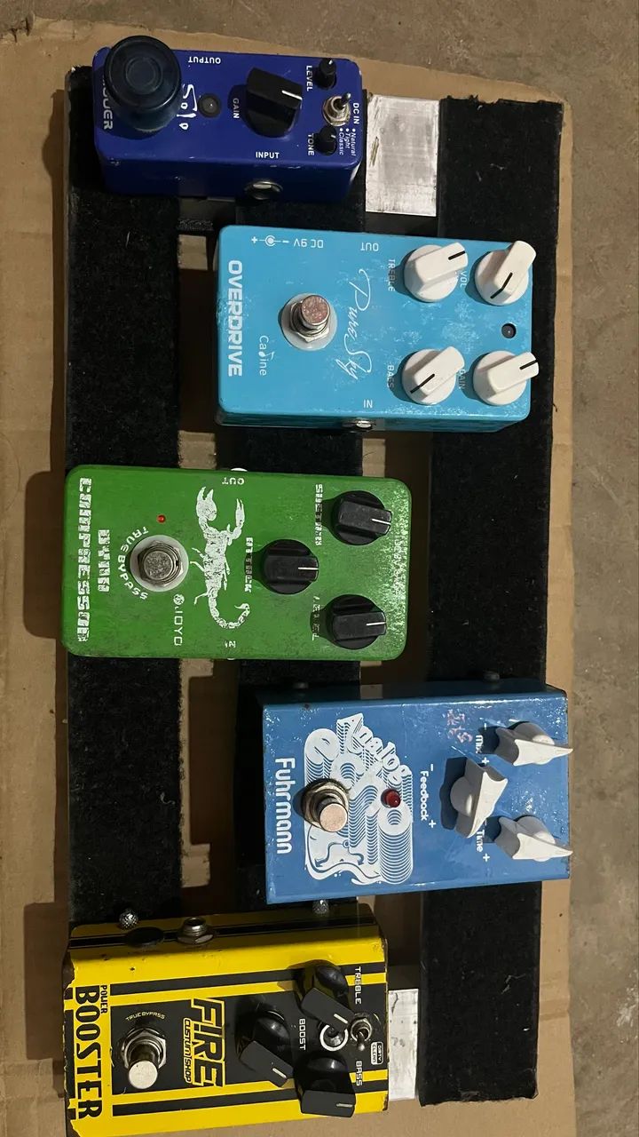 Set de pedais para guitarra  - Foto 2