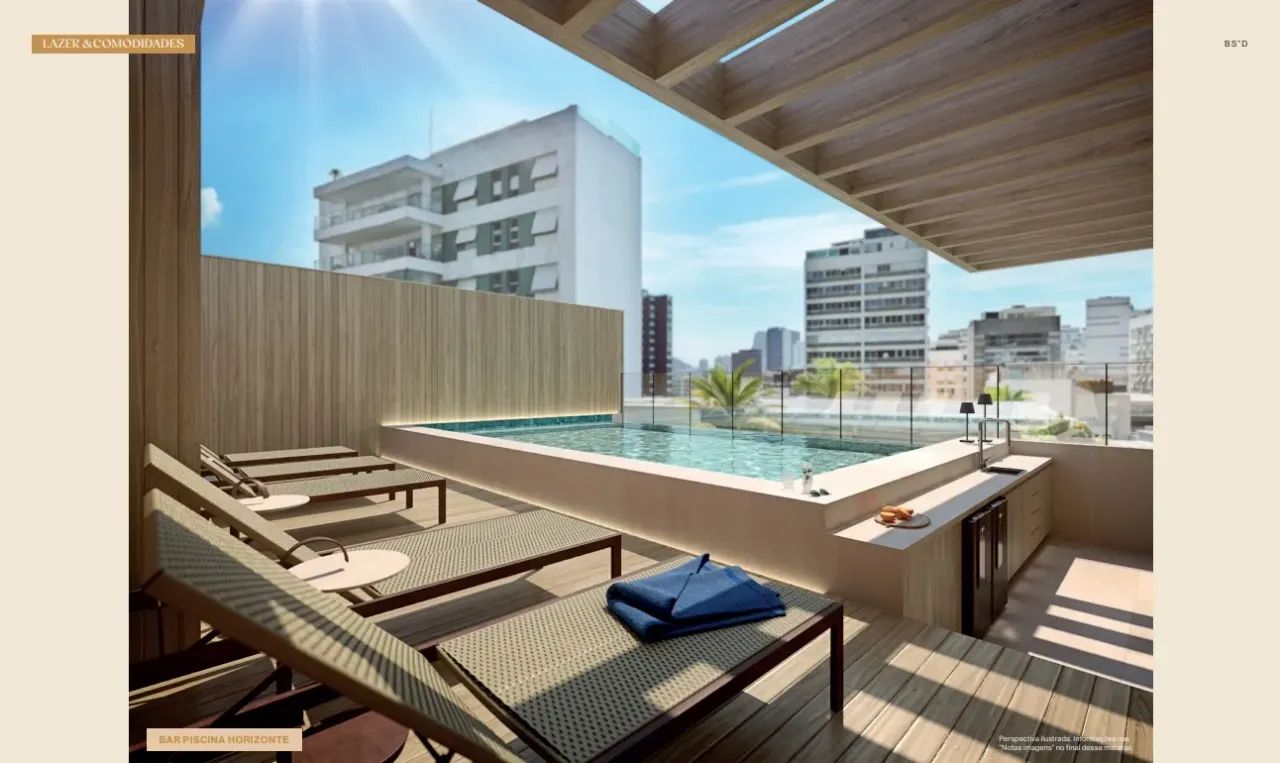 DOUBLE SUÍTES, STUDIOS E APARTAMENTOS NO CORAÇÃO DO LEBLON COM LAZER E COMODIDADES - Foto 3