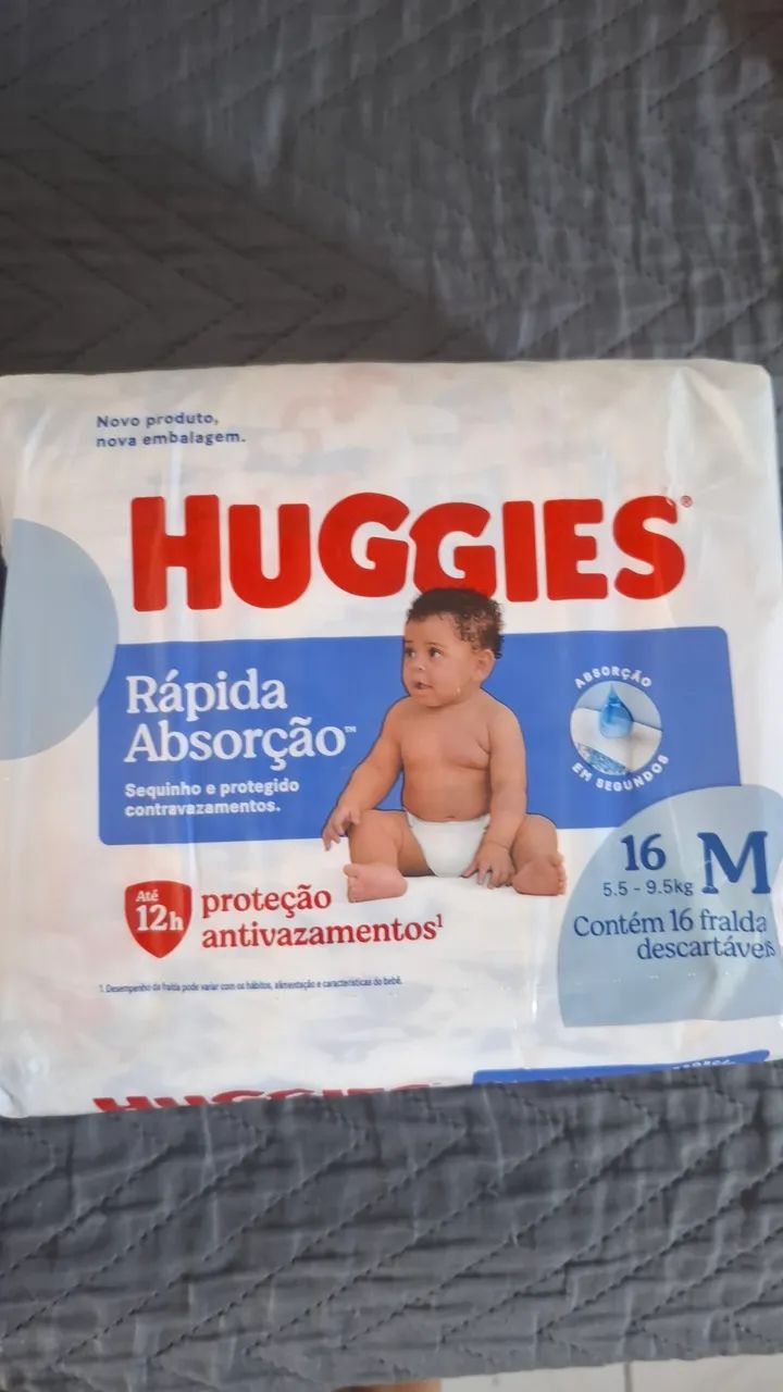 Fralda Huggies M Rápida Absorção  - Foto 2