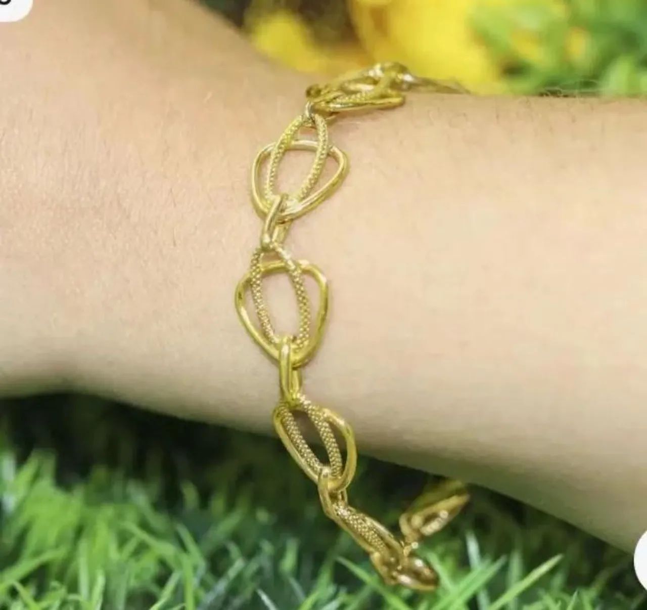Corrente em elos ouro 18 k - Foto 4