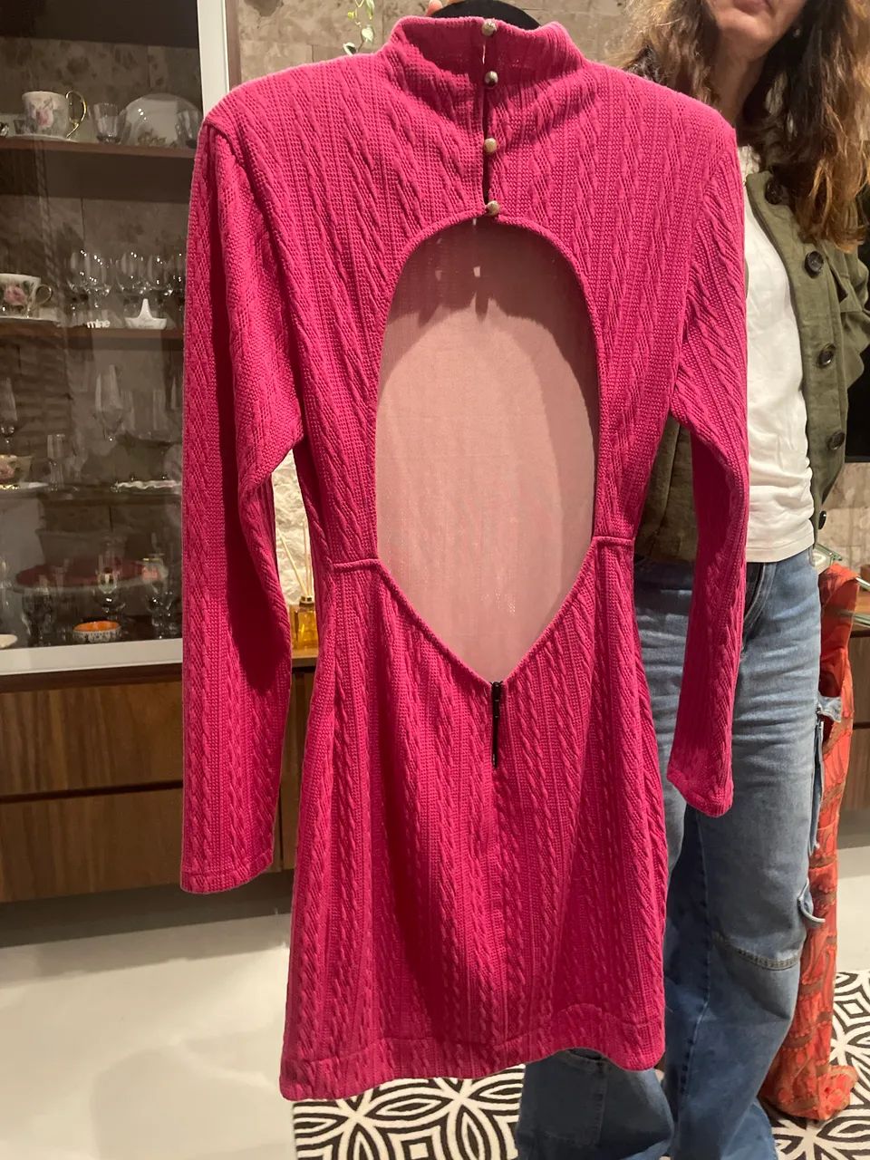 vestido curto rosa  - Foto 2