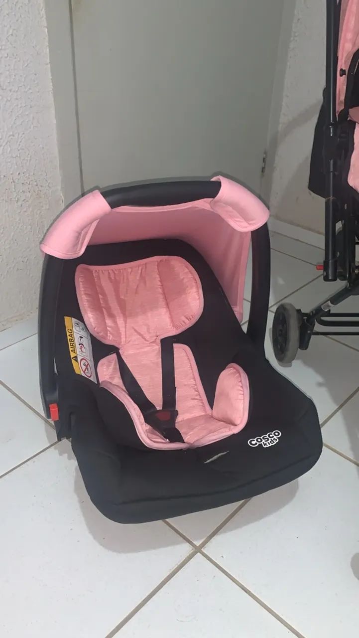 Kit bebê conforto e carrinho de bebê  - Foto 2