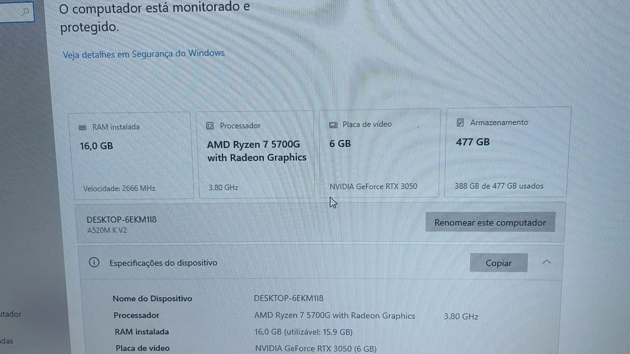 Computador gamer AMD + Rtx  - Foto 4