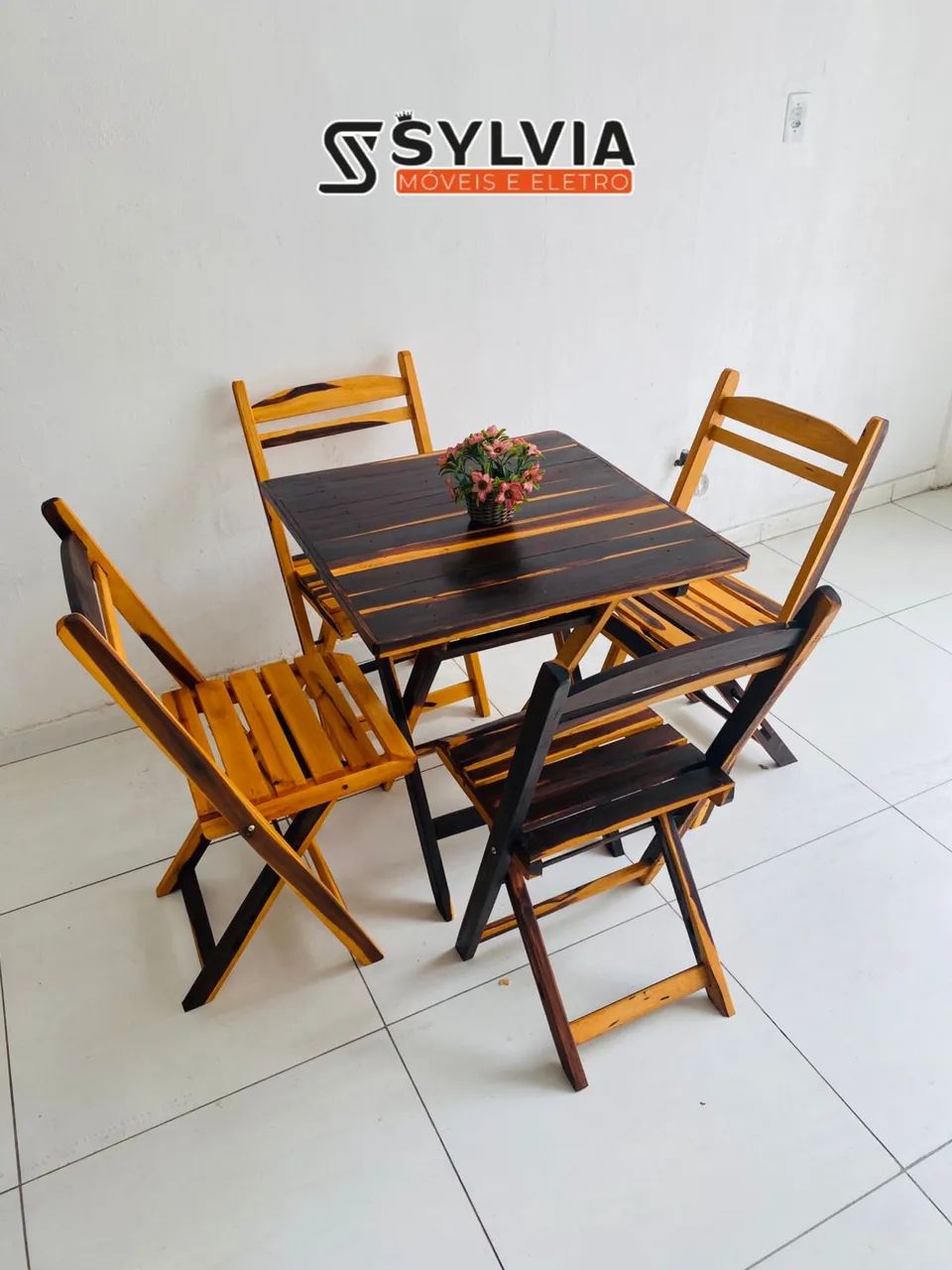 CONJUNTO DOBRÁVEL 70x70 INVERNIZADO 